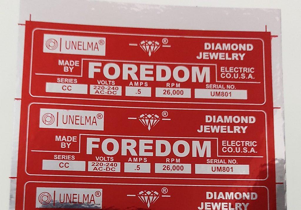 Custom Silver Foil Labels