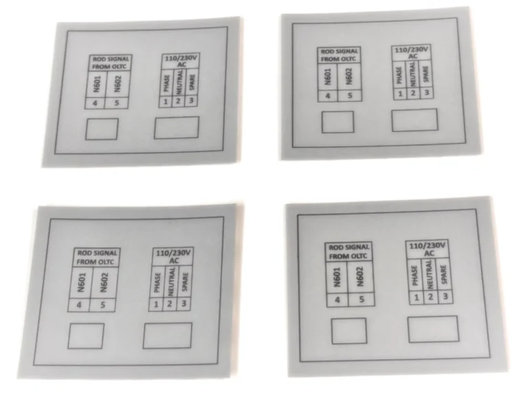 Polycarbonate Stickers for Switches