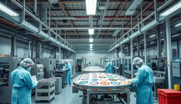 Dome Sticker Manufacturing facility