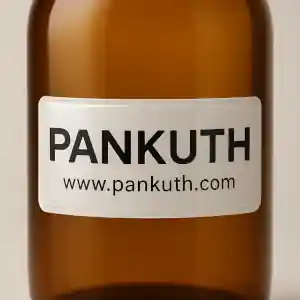 Dome Sticker on top of bottle