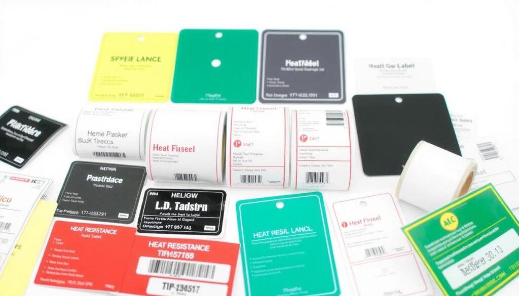 Various types of heat resistance labels from Anandha Print Solutions Various types of heat resistance labels from Anandha Print Solutions