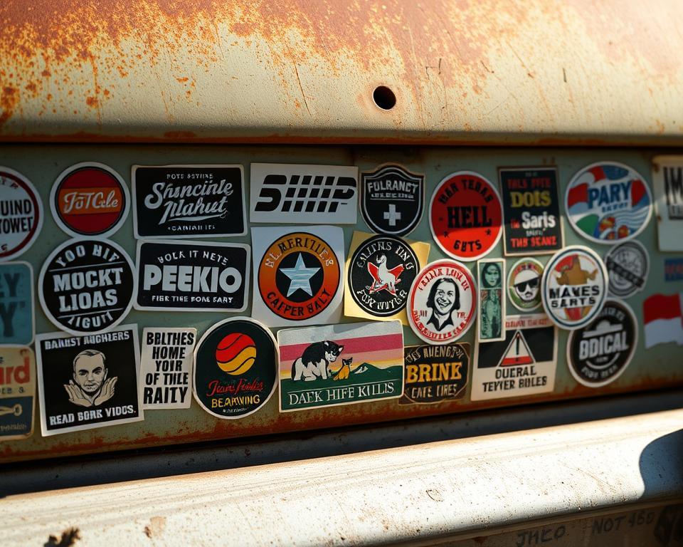 vintage bumper stickers