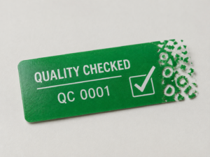 custom destructible vinyl stickers Chennai