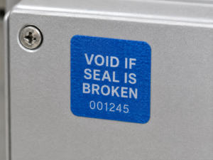 destructible labels for automotive products